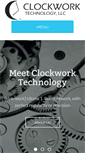 Mobile Screenshot of clockworktechnology.com